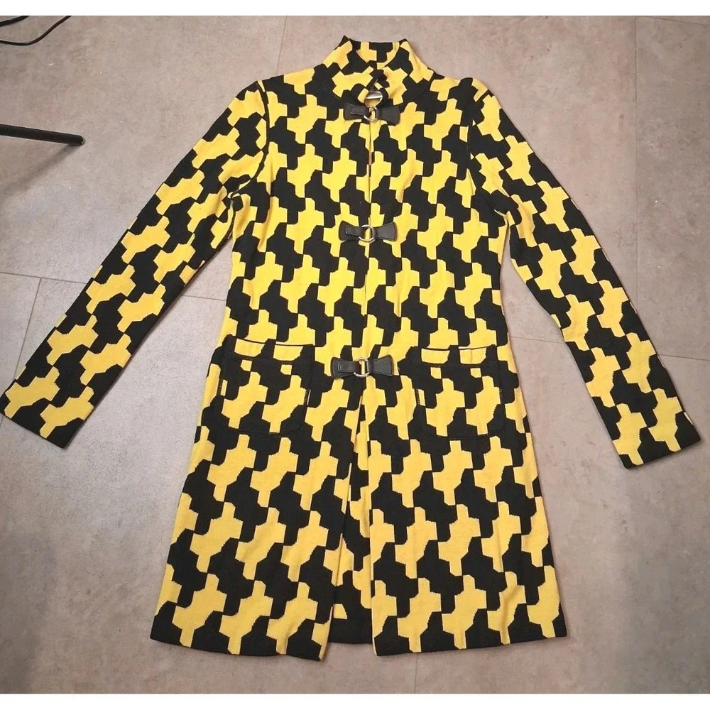 Carlisle 2 Piece 100% Merino Wool Size Small Long Cardigan & Top - Picture 2 of 16